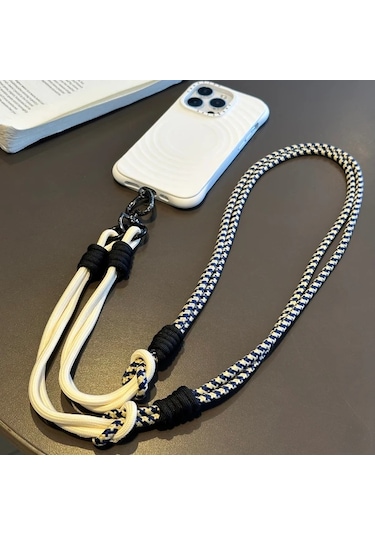 Elmpaly Üçlü Fonksiyonlu Royal Blue Telefon Tasmağı Klipsli Güvenli Pratik Taşıma