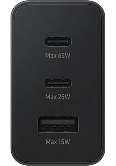 Samsung 3In1 Trio 65W 2Xpd+Usba Ev Tipi Şarj Aleti 3 Çıkışlı T653