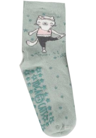 Katamino Wroom Abs'li Kız Bebek Çorabı K20261 Mint