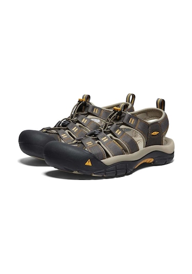 Keen Newport H2 Erkek Sandalet 1008399 1090 Raven/alumınum Koyu Gri - Bej