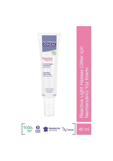 Reaktif Light Hassas Ciltler Için Nemlendirici Yüz Kremi 40ml