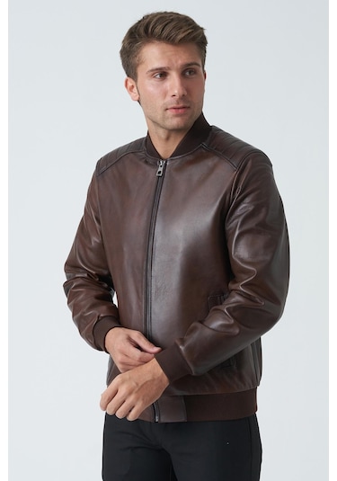 White Stone Bangor 5006 Slim Fit Kolej Kuzu Derisi Mont Fındık-fındık Fındık