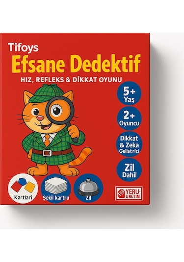Efsane Dedektif Hız, Refleks & Dikkat Oyunu