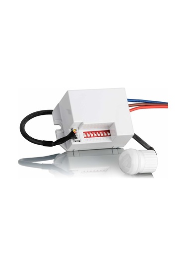 Konesam Tavan Tipi Mini Pır Hareket Sensörü, 360 8m Aralık, Led Uyumlu, Programlanabilir, Gündüz/gece Modu, Hassasiyet Ayarı