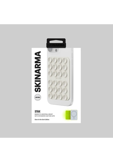 Skinarma Stax Magnetik Vakumlu Düz Zemin Telefon Tutucu Beyaz