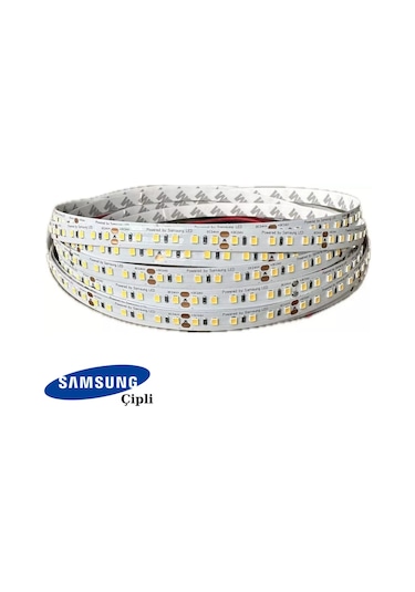 Forlife Samsung Çipli 120 Ledli 12 Volt İç Mekan Şerit Led 10 Metre Paket + Beyaz Işık