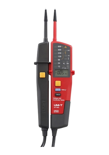 Unı-t Ut18c Otomatik Aralığı Gerilim Ölçer Süreklilik Rcd Test Cihazı Lcd/led Dedektörü