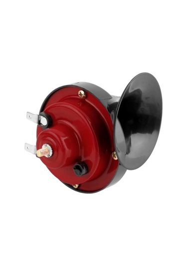 2 Adet 12 V Evrensel Çift Tonlu Korna Araba Motosiklet Hava Kornası Yüksek Sesli Elektrikli Salyangoz Kornası Su Geçirmez Korna Yüksek/düşük Ayar