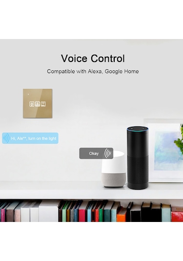 Symbee Altın 1 Grup Akıllı Wi-fi Dimmer Anahtarı - App, Alexa Ve Google Home İle Ses Kontrolü, Zamanlama Ve Paylaşım Özellikleri