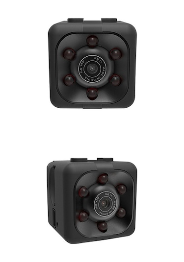 Padalink Sq11 Siyah Mini Kamera - 720p Video, Gizli İnfrafed Gece Görüşü, Hareket Algılama, Geniş Açı Lens, 32gb Depolama Desteği