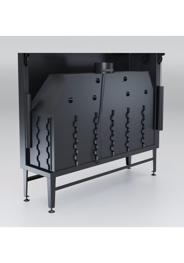 Schömne Elegance Asansörlü Çelik Şömine Haznesi Sol Açık 160 Lık