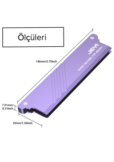 Jeyı Ram Soğutucu Isı Emici Termal Pad Ddr/ddr2/ddr3ddr4/ddr5