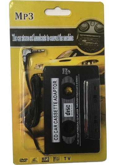 Powermaster Kaset Aux Mp3 Çevirici Adaptör Araç Kaset Mp3  Çalar