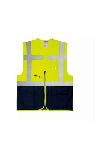Ikaz Yeleği Cepli Uniwest Uw 211 Sarı-Laci