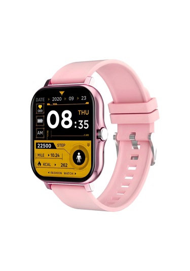 Zmsmart Akıllı Saat Sesli Görüşme Özellikli Spor Modlu 42mm Unisex Pembe-pembe Dw68