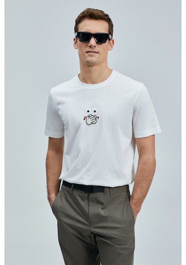 Lufian Zany Modern Grafik T- Shirt Beyaz Beyaz 111020255100500 Beyaz Lufian Zany Modern Grafik T- Shirt Beyaz Beyaz 111020255100500 Beyaz