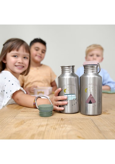 Lassig Adventure Çelik Matara Tipi 500ml Pembe