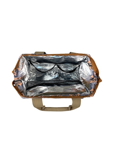 Stylo Thermo Beach Bag Çiçek Çok Renkli