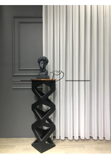 Tül Perde Brillant Marka  Lüx Yeni Nesil Grek Etek Kurşun Sarım Ekru