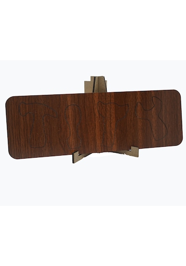 Çocuklar İçin Eğitici Ve Öğretici Ahşap Yapboz Puzzle Bul Tak Tamir Araçları Gereçleri Kahverengi