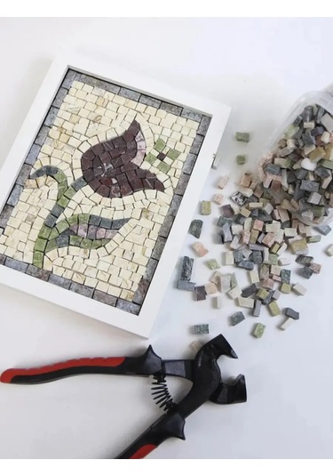 Artworker 1,3 Kg Çeşitli Boyutlarda Doğal Taş - Roma Mozaik İçin 449589897