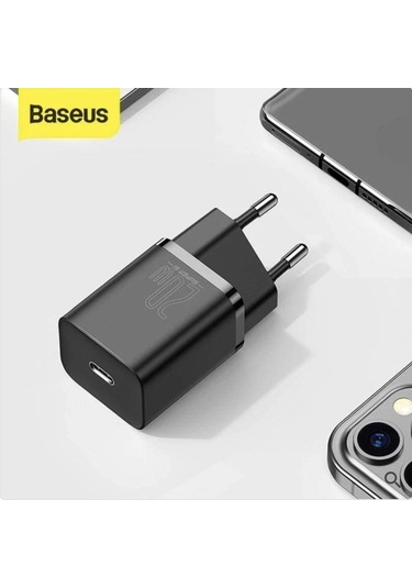 Baseus CCSUP-B01 Super Si Qc 20w Type-c Şarj Cihazı Siyah