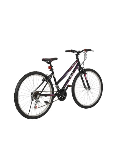 Belderia Tec Eros 26 Jant 21 Vites Dağ Bisikleti 38 Cm Siyah / Pembe Siyah - Yeşil