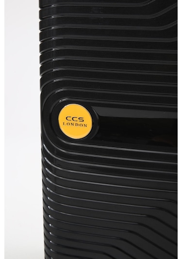 Ççs 5239 Polipropilen 3 Lü Valiz Seti Siyah-sarı Siyah - Sarı