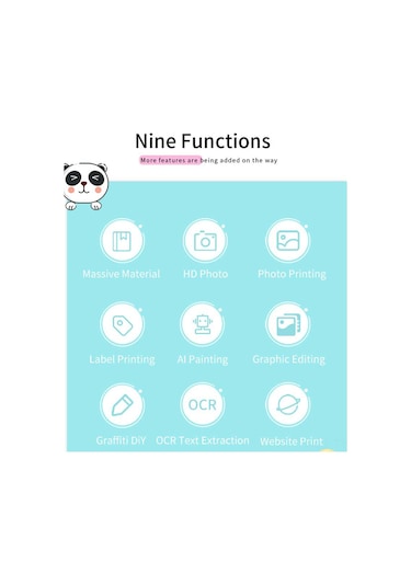 Teltree X2 Yeşil Termal Fatura Yazıcı - Bluetooth, 200dpi, Aı Resim Çizimi, 800mah Pil, 57mm Bant, Hediyeli 1 Roll Kağıt Siyah