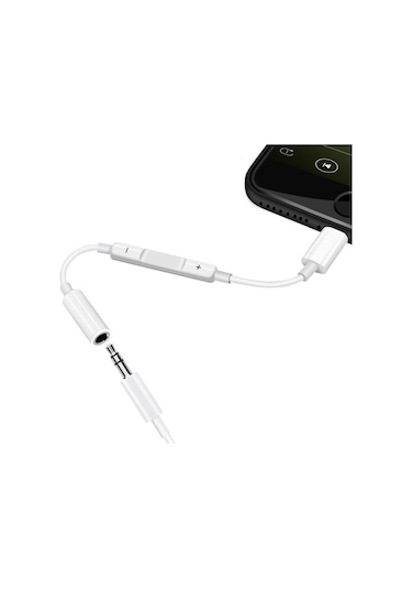 Microcase Apple iPhone Uyumlu Lightning Kulaklık Çeviri Kablo -MH020