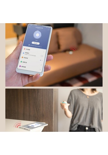 Springsun Ranres Akıllı Mini Bulucu Kablosuz İki Yönlü Bt Etiket App Takip Hatırlatıcısı Kayıp Alarmı Konumlandırma Bulucu Çocuk Anahtar Cüzdan Paketi Telefon