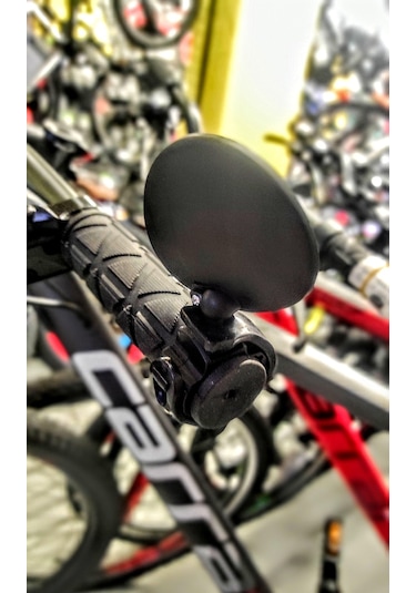 Xbyc 4018 Gidon Bağlantılı Ayna 360 Derece Dönen Geniş Açılı Mini Bisiklet Scooter Ayna Dikiz Aynası