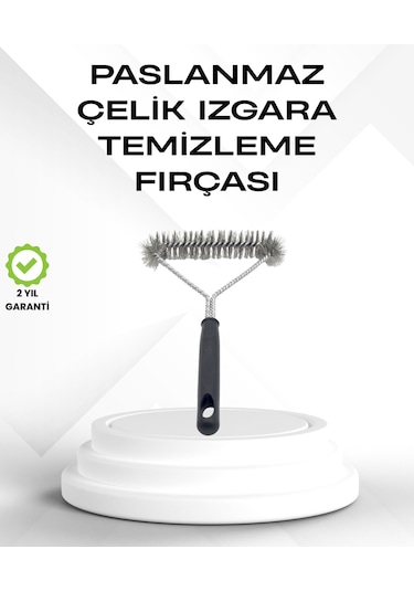 Tel Izgara Temizleme Fırçası Bbq Sonrası Kolay Temizlik