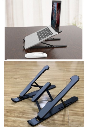 Büro Ev Ofis Bilgisayarı İçin Katlanır Kaydırmaz Ayarlı Notebook Tablet Tutucu