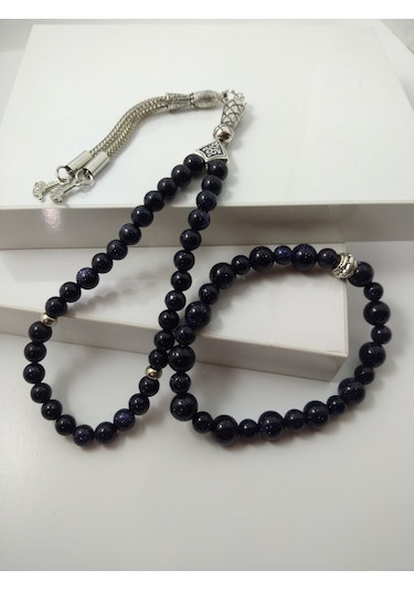 Yıldız Taşı Tespih ve Bileklik Takım / Doğaltaş Tespih-Bileklik  T