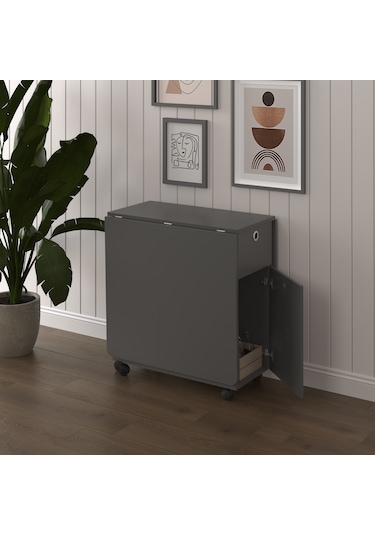 %100 MDFLAM Katlanır Mutfak Yemek Çalışma Masası Asra Trend KM-28 Anstrasit %100 MDFLAM Katlanır Mutfak Yemek Çalışma Masası Asra Trend KM-28 Anstrasit