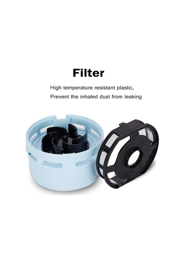 Ranyeek Tw8050 Mavi El Tutulu Mini Elektrikli Süpürge - Ev, Masaüstü Ve Araç İçin Küçük Boy Temizlik Aleti Beyaz - Gri