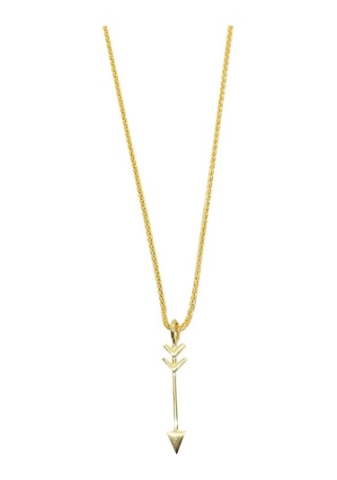 Gold Arrow Kolye Gümüş