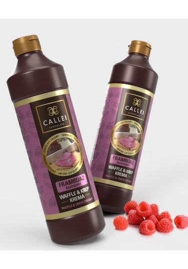 Callei Frambuaz Waffle Çikolatası Şişe 1 KG