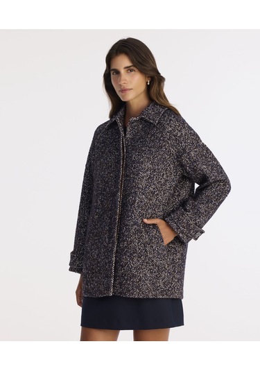 Yargıcı Regular Gömlek Yaka Uzun Kol Palto 25kkpl5006x 003 Kahverengi