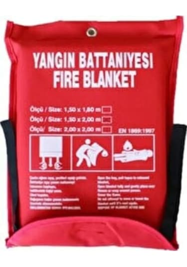 Yangın Battaniyesi 150x180 Cm Çok Renkli