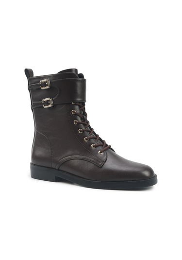 Nine West Oprah 5pr Kahverengi Kadın Düz Bot 000000000102012373 Kahverengi