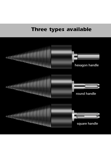 Geeroyoo Ahşap Bölme Matkap Ucu 50mm İki Çukur İki Oluk Darbe Matkapı İçin - Çelik Malzeme, Spiral İğne Tasarımı, Hızlı Delme Ve Bölme