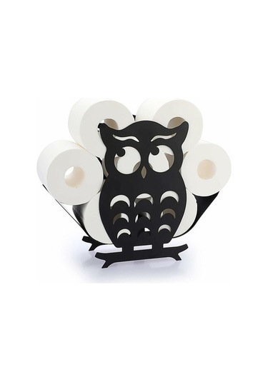 Tongxida Baykuş Banyo Şekilli Metal Kağıtlık Siyah Mutfak Bütçe Mufunye Kağıt İçin Kağıtlığı Diğer