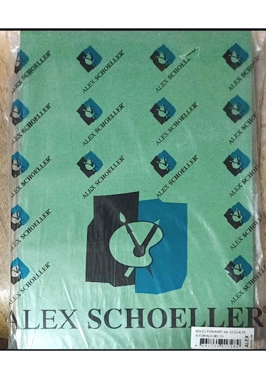 Alex Schoeller Fon Kartonu Koyu Yeşil 160 Gr A4 100'lü 1 Paket
