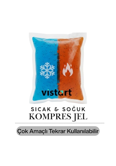 Vistart Soğuk Kompres Buz Jeli 10'lu 13 x 13 CM