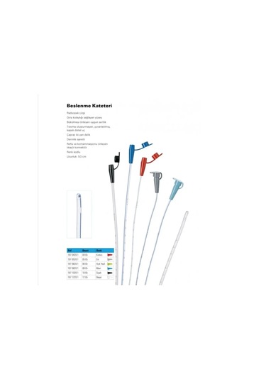 Bıçakcılar Beslenme Sondası Feeding Sonda No: 5 Gri - 50 Adet