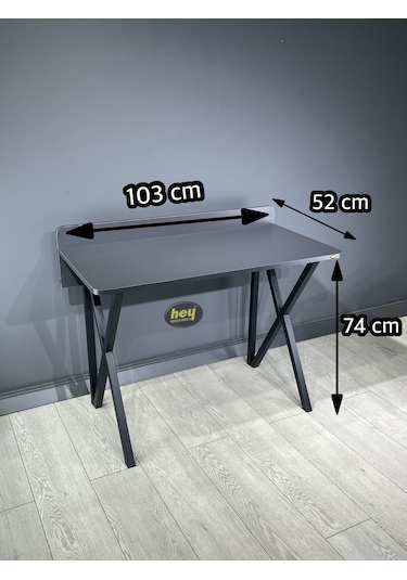 Buse Çalışma Masası Ofis Bilgisayar Masası + Katlanır Sandalyeli