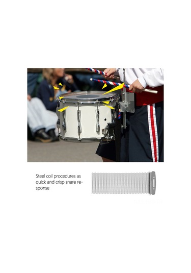 Hfambition Çocuk Snare Davulu/kutu Davulu İçin Yarı Tip 30 Tel Metal Snare Teli - Hızlı Ve Crisp Tepki, Kolay Kurulum