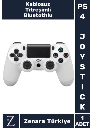 4 Kablosuz Bluetooth Titreşimli Ps 4/pc Uyumlu Playstation 4 Wireless Joystick Oyun Kolu